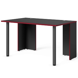 Игровой компьютерный стол SKILLL SSTG 1385.1, антрацит/красный, 1360х850х750 мм